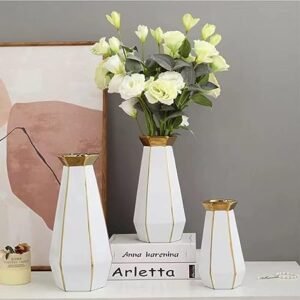 White Flower Vase
